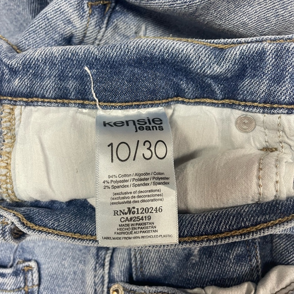 Kenzie’s Vintage High Rise Slim Jeans With Frayed Hems And Distressing. — image 5 of 5